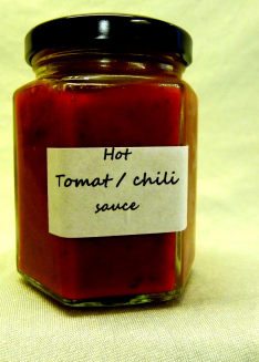 Hot tomat/chili sauce